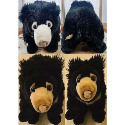（代购）美国save our space仿真印度懒熊sloth bear毛绒玩具公仔