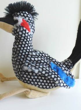 （代购）英国douglas仿真走鹃roadrunner毛绒玩具公仔