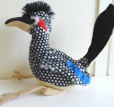 （代购）英国douglas仿真走鹃roadrunner毛绒玩具公仔