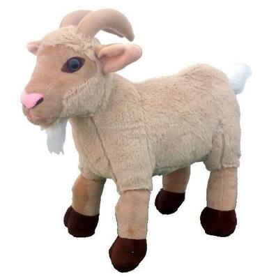 （代购）美国adore仿真波尔山羊boer毛绒玩具公仔