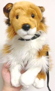 德国uni toys仿真苏格兰牧羊犬狗狗rough 代购 collie毛绒玩具