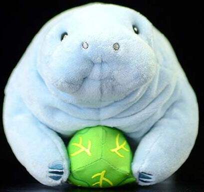 （代购）日本colorata仿真中号海牛manatee毛绒玩具公仔