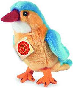(代购)德国teddy hermann仿真翠鸟kingfisher毛绒玩具公仔