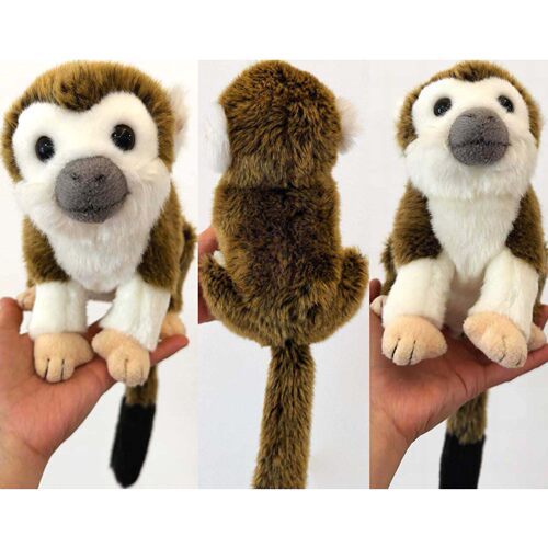 （代购）仿真松鼠猴squirrel monkey毛绒玩具stuffed plush toy