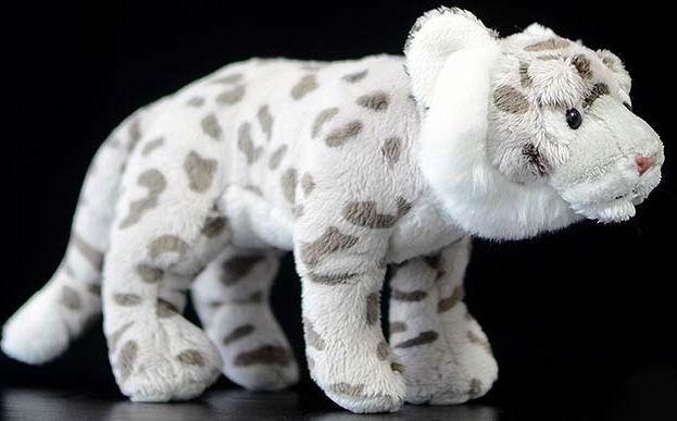 （代购）美国FAO仿真雪豹snow leopard毛绒玩具公仔