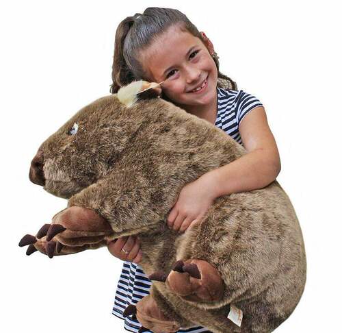 （代购）minkplush仿真塔斯马尼亚袋熊wombat毛绒玩具公仔