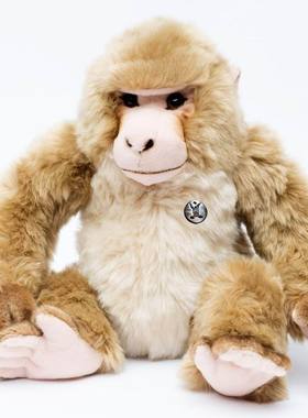 （代购）德国uni-toys仿真中华猕猴macaque毛绒玩具公仔