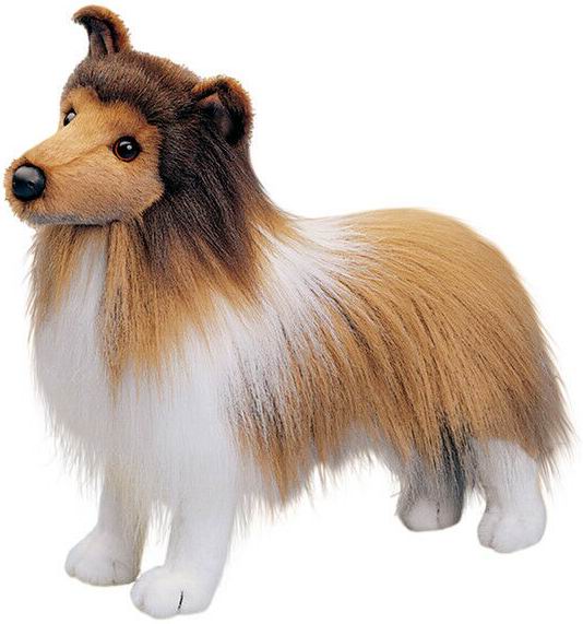 （代购）douglas仿真苏格兰牧羊犬狗狗rough collie毛绒玩具公仔