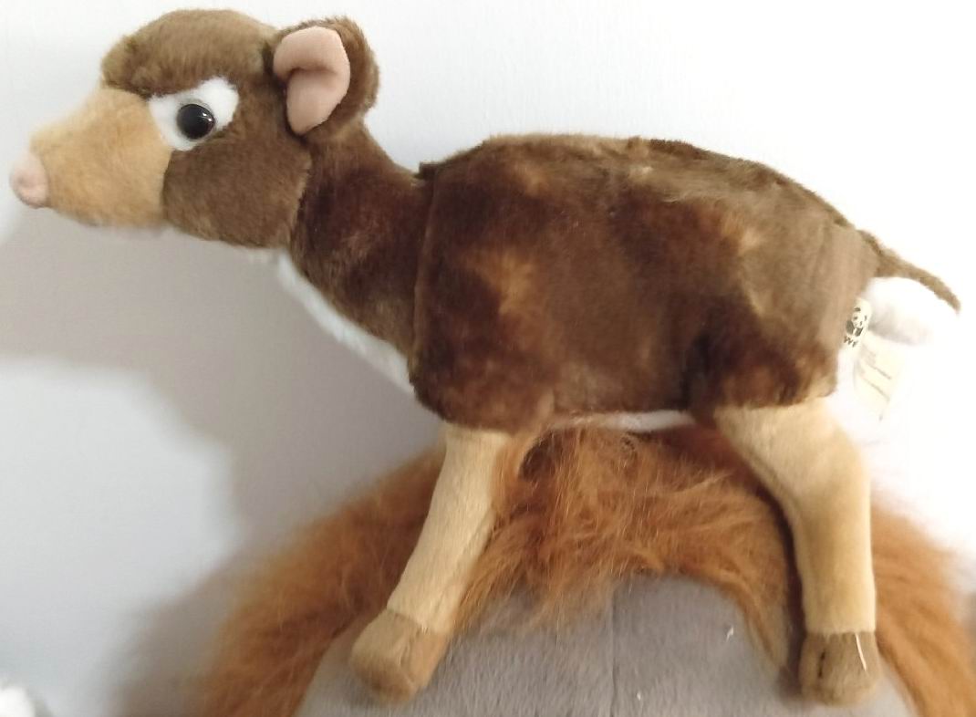 （代购）wwf世界自然基金会仿真鼷鹿chevrotain毛绒玩具公仔