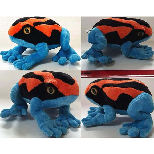 （代购）仿真染色箭毒蛙frog毛绒玩具公仔stuffed plush toy