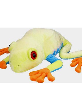 （代购）美国wild republic仿真红眼绿树蛙frog毛绒玩具公仔抱枕