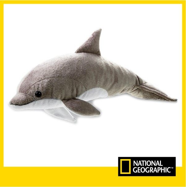 (现货 包邮)美国国家地理仿真鼠海豚porpoise毛绒玩具公仔