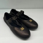 牛皮版软皮褶皱不累脚芭蕾舞单鞋女小众百搭圆头玛丽珍平底小皮鞋