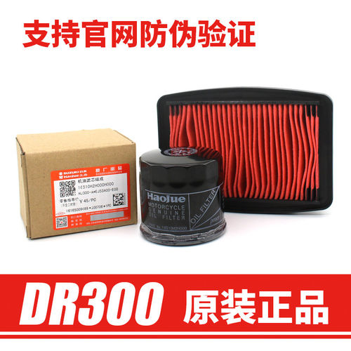 适用豪爵原装机车DR250 TR300 XCR机滤空气滤芯机油滤心空气滤芯