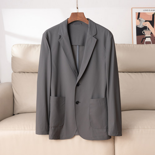 防晒！简约款！撤柜男装时尚百搭宽松西服外套防晒冰丝休闲上衣潮