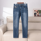 弹力牛仔裤 撤柜男装 男时尚 休闲裤 五袋款 子潮流百搭男裤 显身材