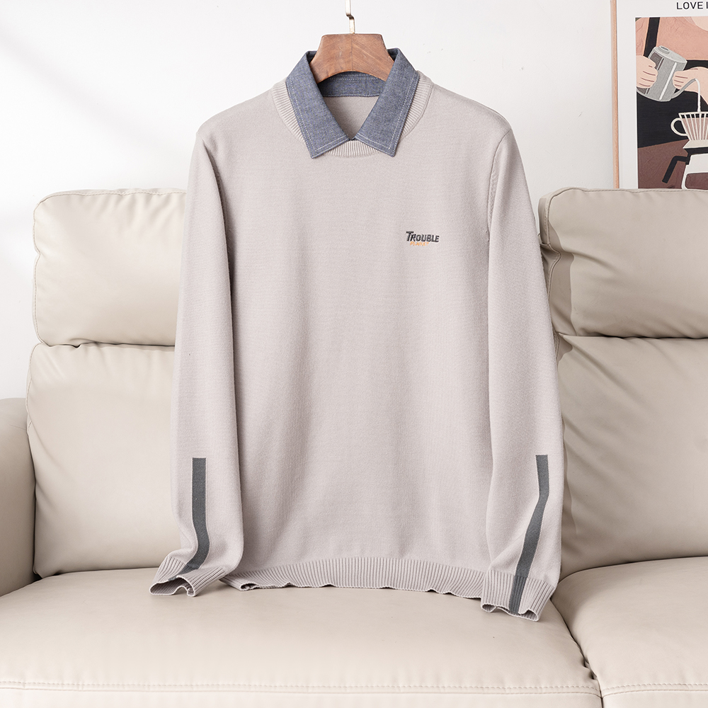 撤柜柔软保暖假两件百搭针织毛衣