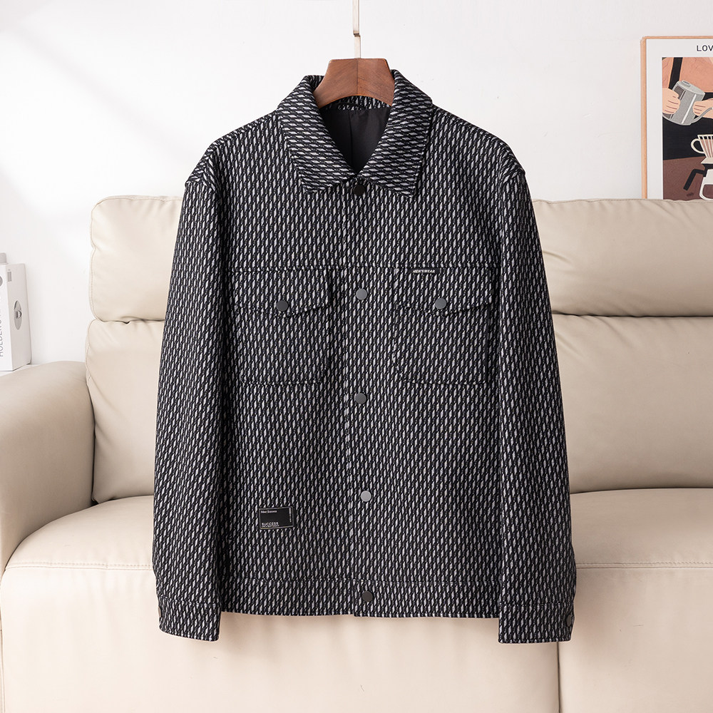 撤柜款！厚实高端领口袋夹克男士秋款工装休闲潮流百搭长袖外套男,男装,夹克,淘宝优惠券,粉丝福利购,淘宝优惠卷