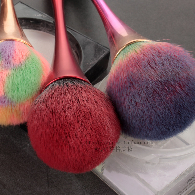 圆头散粉刷 腮红蜜粉刷打底定妆修颜红色大号化妆刷彩妆化妆用品