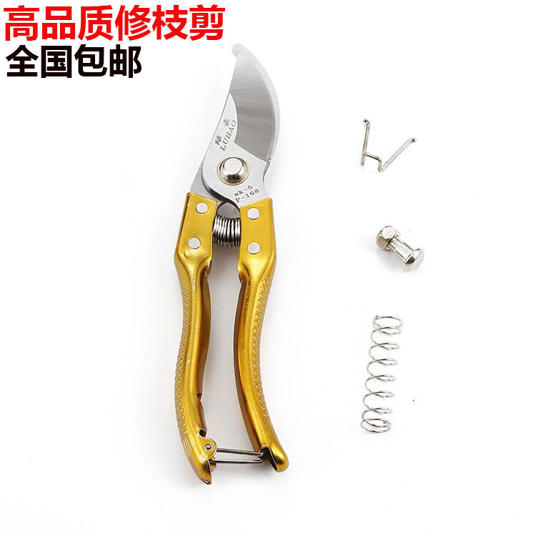修枝整枝剪葡萄梨桔子果树粗大枝条园艺芒果剪刀老品牌优质钢绿豪