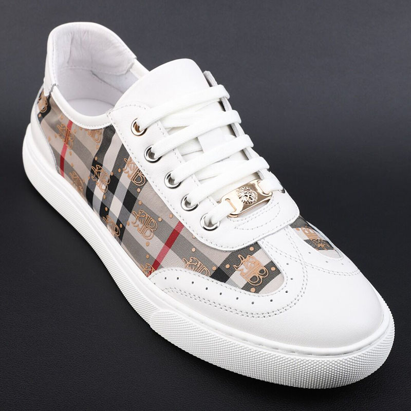 潮牌个性绣花板鞋时尚小白鞋