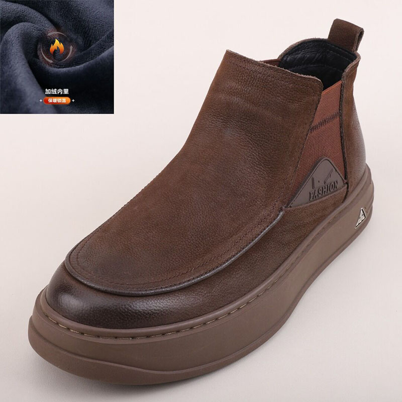 潮流切尔西靴英伦时尚套筒短靴