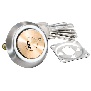 外装门锁老式防盗锁家用大门铁门木门房门锁纯铜锁心芯通用型