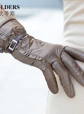 罗欧蒂斯 防寒手套 女式 韩版 兔毛手套 女 冬季 保暖手套 W-73