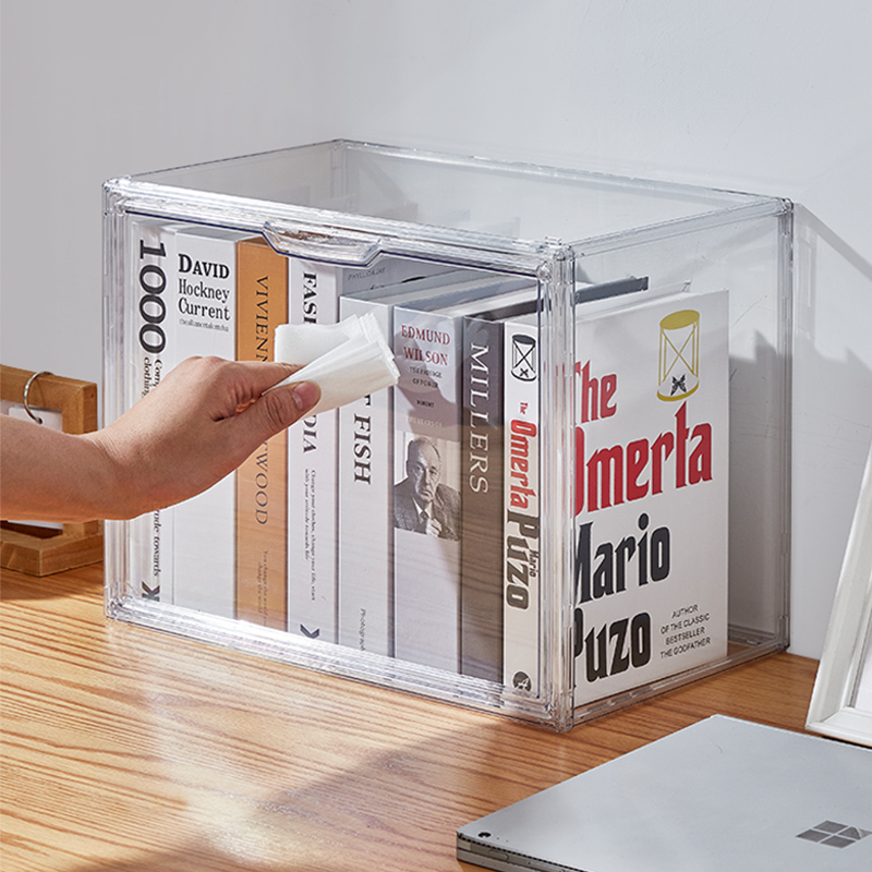 书本收纳盒儿童绘本书柜整理神器