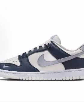 Nike Dunk Low “Armory Navy”耐磨 低帮 板鞋 女款 白蓝色