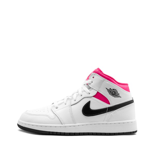 【布布】 Jordan 儿童篮球鞋 白色 中帮 Air 1 Mid White Black