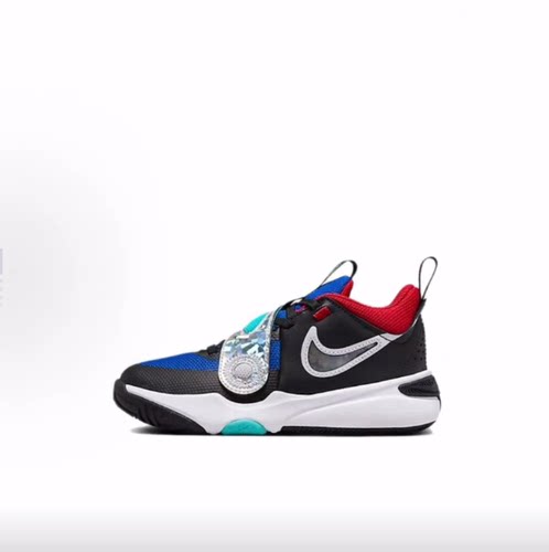 Nike Team Hustle D 11 低帮 儿童篮球鞋 中小童