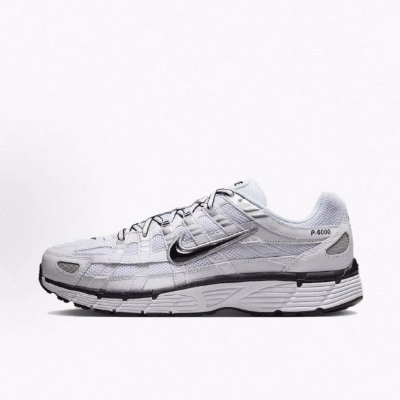 Nike P-6000 舒适 网布人造革 低帮 休闲城市通勤跑步鞋 男款