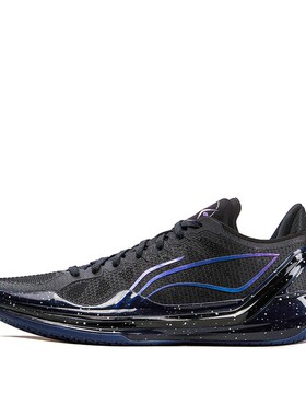 【布布】 李宁 利刃4V2 篮球鞋 黑色 低帮 黑曜石 䨻科技 稳定