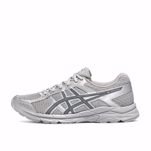 ASICS Gel-Contend 4 低帮 跑步鞋 男款 灰色