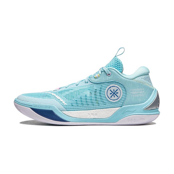 【布布】 李宁 韦德冷血2 篮球鞋 蓝色 低帮 䨻轻弹科技