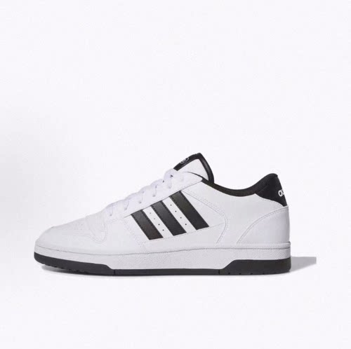 adidas BREAK START 合成革 低帮 板鞋 男女同款