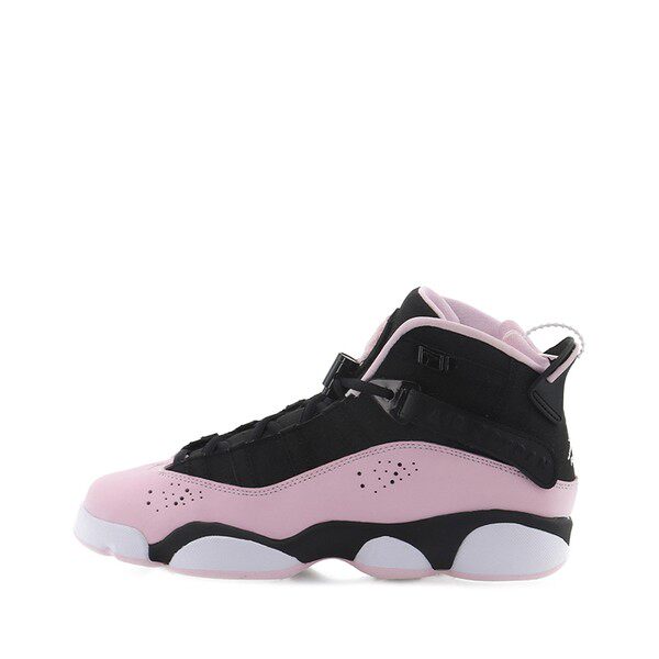 【布布】 Jordan 儿童篮球鞋 黑色 中帮 Air 6 Rings PU 休闲舒适