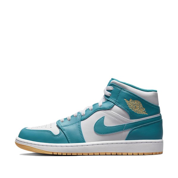 【布布】 Jordan 复古篮球鞋 白色 蓝色 中帮 Air 1 Mid