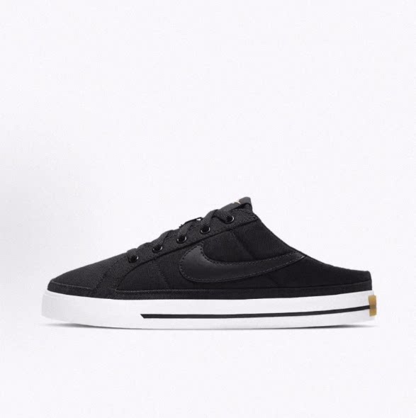 Nike Court Legacy Mule 帆布 低帮 板鞋 男女同款