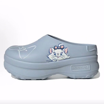 adidas originals ADIFOM STAN MULE  防磨包头拖鞋 女款 蓝色