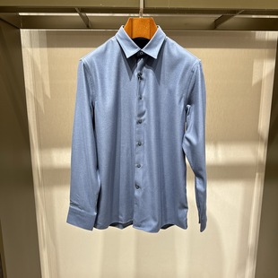 T恤88RHB8213020专柜3580 休闲桑蚕丝长袖 Satchi沙驰春款 百搭男装