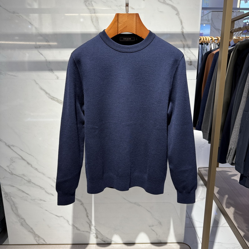 Youngor雅戈尔秋冬款男装圆领长袖羊毛衫YYHW615240FYA专柜1580