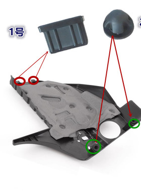 适配宝马5系6系7系X3 X4X5X6 N55发动机上饰板装饰盖胶墩胶套垫