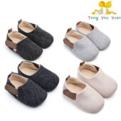 学步鞋 新生儿外出鞋 男女宝软底防滑鞋 春夏婴儿鞋 1岁布鞋 棉布鞋