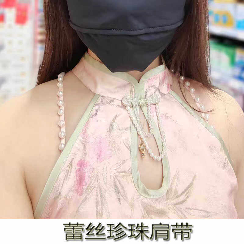 文胸肩带高颜值百搭珍珠内衣肩带外露吊带背心连衣裙带可拆卸胸罩