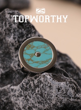 捌28绿松石戒指原创设计小众轻奢