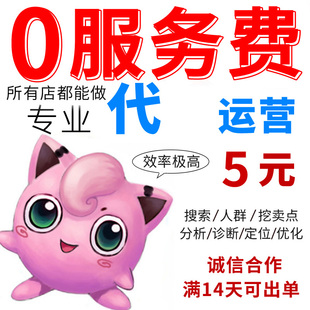 纯佣按提成按效果拼多多运营淘宝代运营店铺纯提成网店推广托管