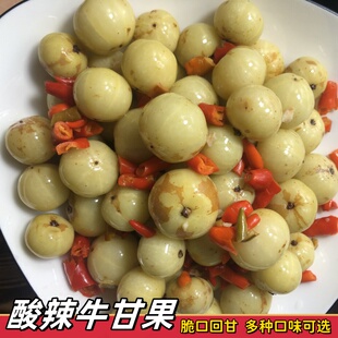 广西特产油甘果腌制新鲜大个手工泡制余牛甘果酸辣开胃孕妇包邮