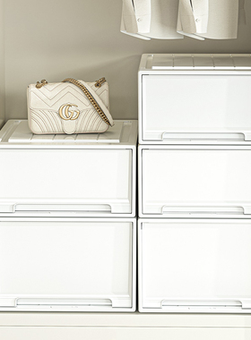 日本进口MUJIE衣柜收纳箱抽屉式家用收纳衣服内衣整理箱纯白柜子